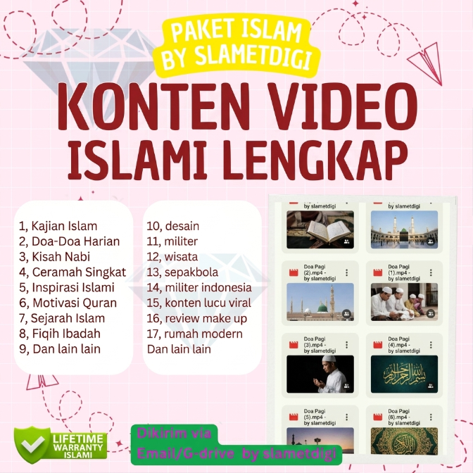 99.000+ KONTEN VIDEO VIRAL FYP SIAP UPLOAD Di Sosmed Reels Shorts Video Produk Unik Affiliate tema keislaman